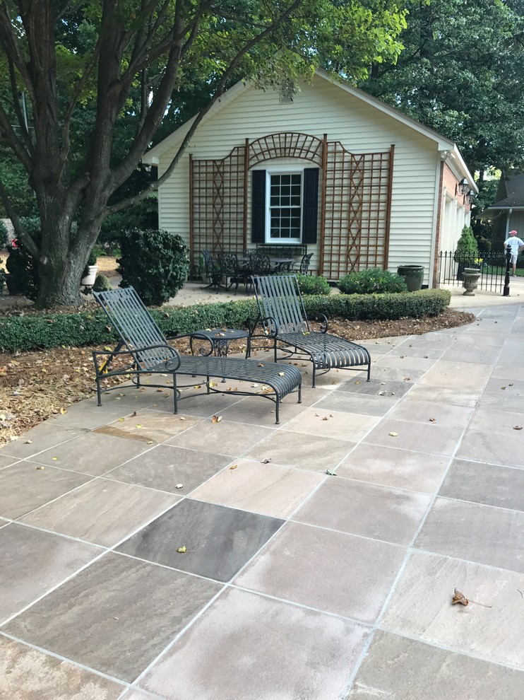Burlington NC New Bluestone Patio and Outdoor Room 3D Landscape Design