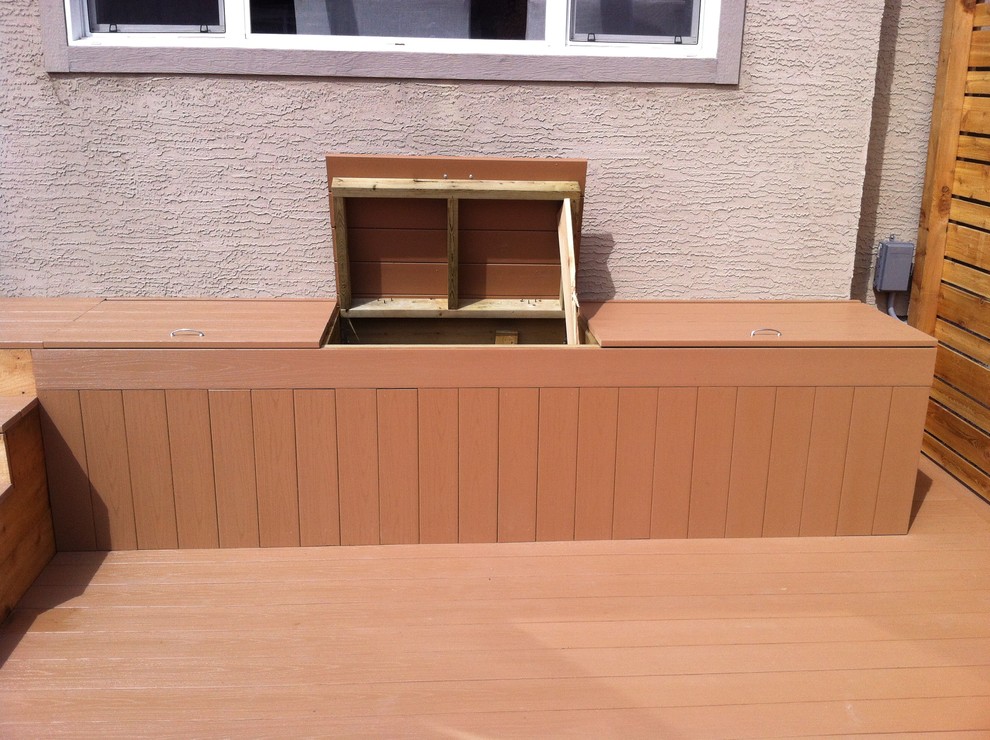 Calgary Decks Contemporary Patio Calgary by Deckrative Designs