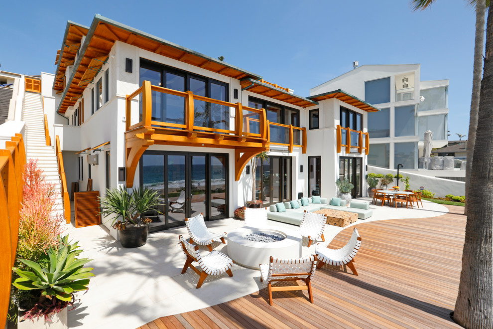 California Coastal, Mid-Century Modern Home Build in Laguna - Beach ...