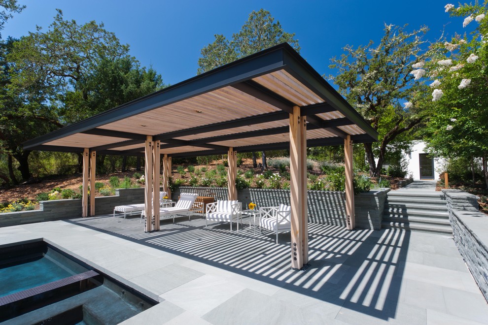 Inspiration for a contemporary patio remodel in San Francisco