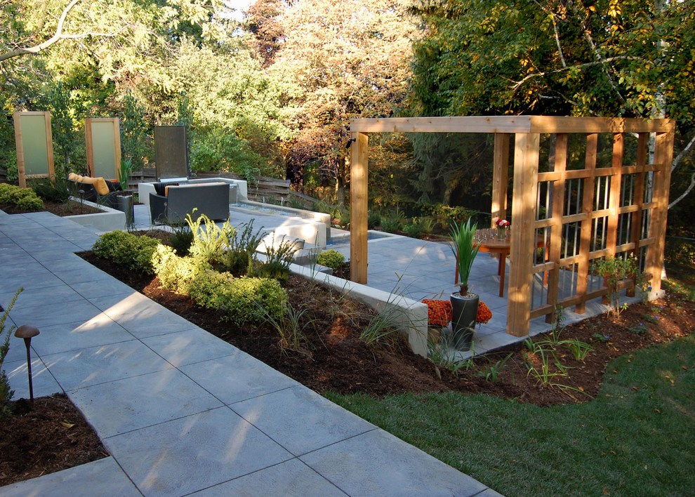 Cambridge Water Feature Modern Patio Toronto by Earthscape