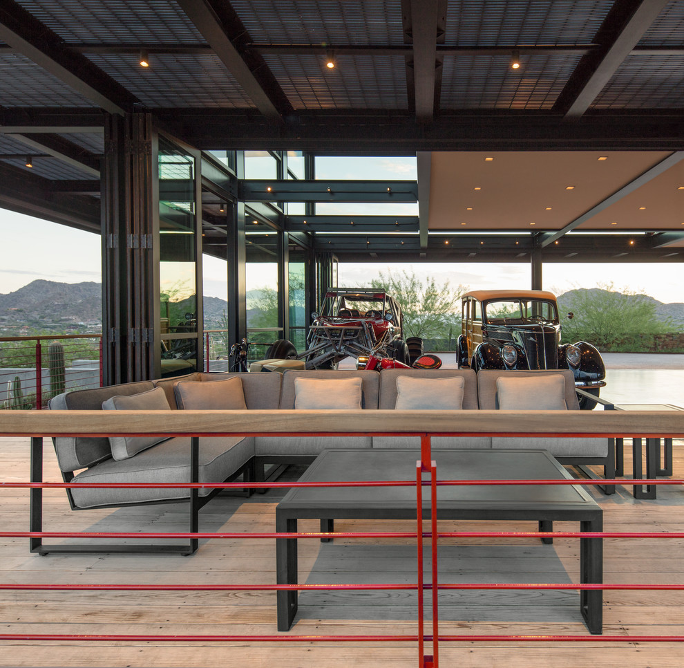 Camelback Mountain Glass House Contemporary Patio