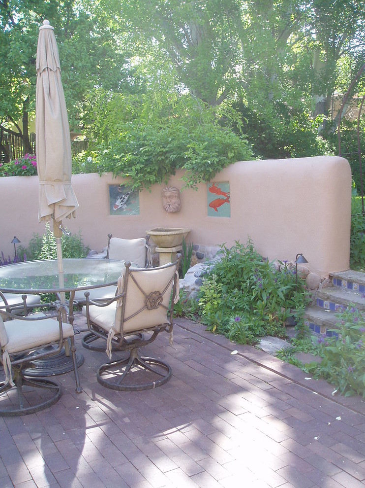 Inspiration for a mediterranean patio remodel in Albuquerque