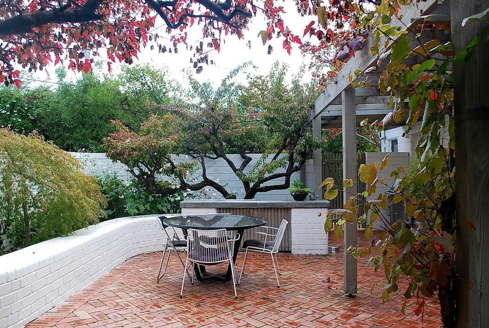 Foto di un patio o portico bohémian