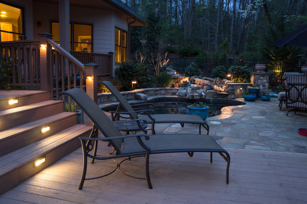 Canton, GA House Project Craftsman Patio Atlanta by NightVision