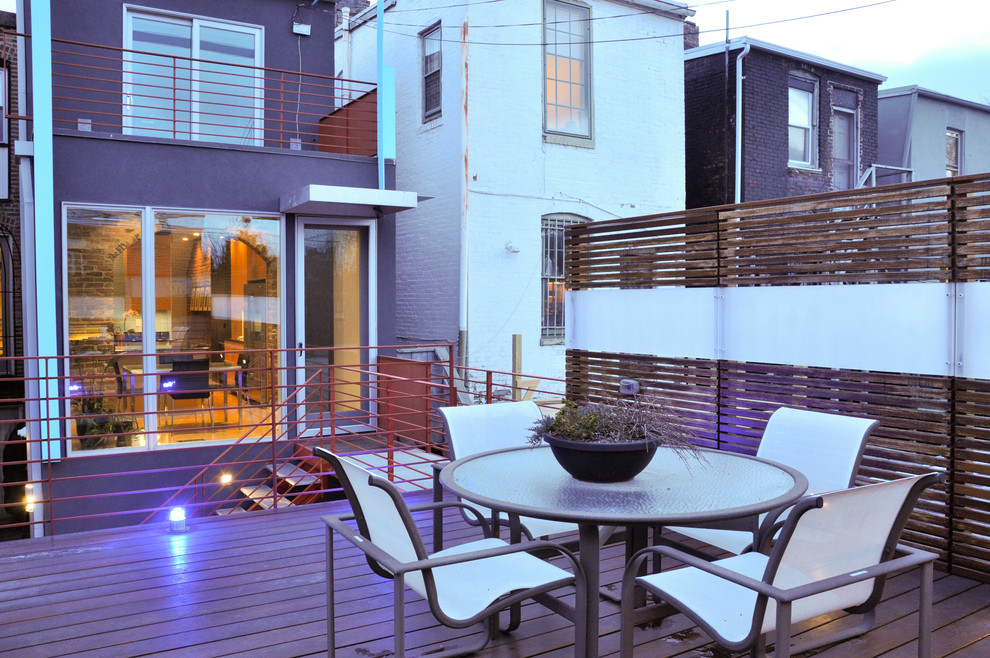 Capitol Hill Row House Contemporary Patio DC Metro by CM Glover
