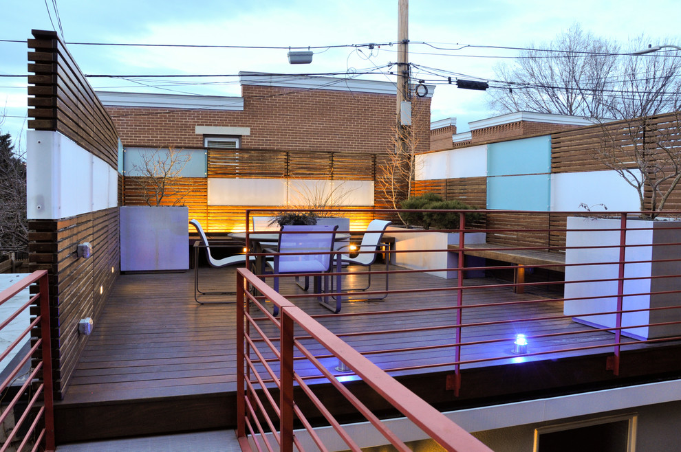 Capitol Hill Row House Contemporary Patio DC Metro by CM Glover