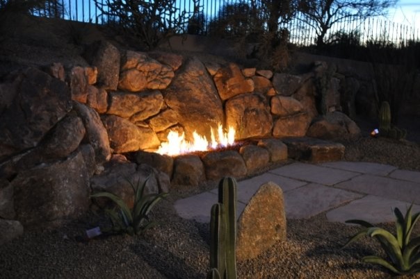 Tuscan patio photo in Phoenix