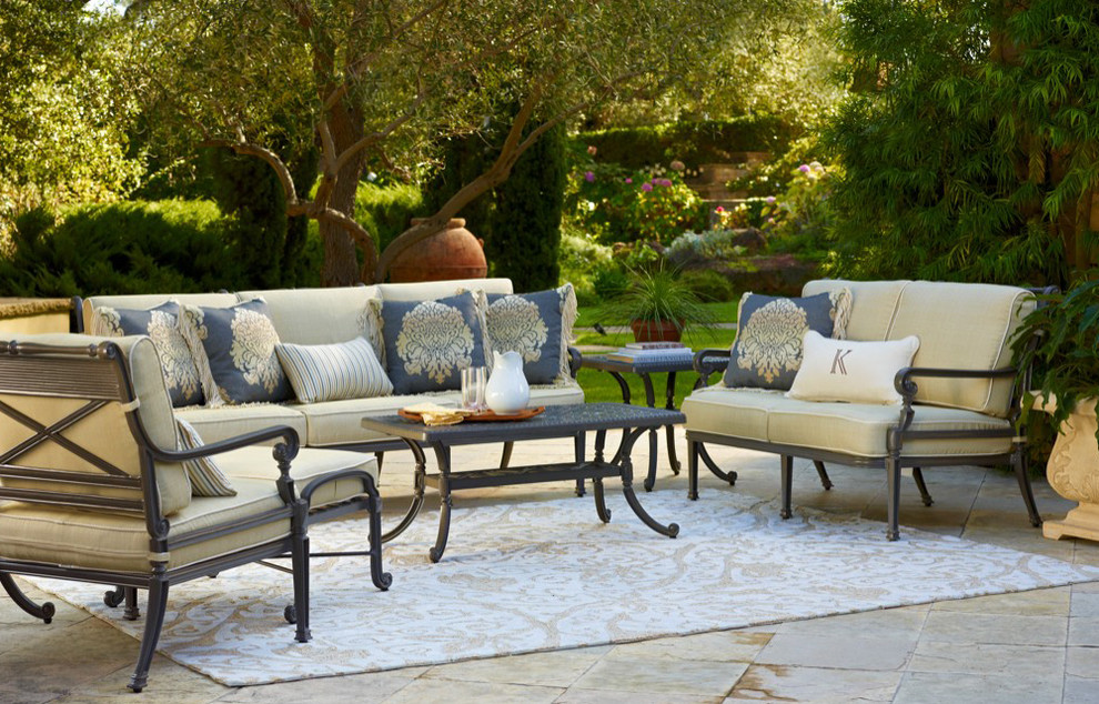 yellow outdoor patio cushions