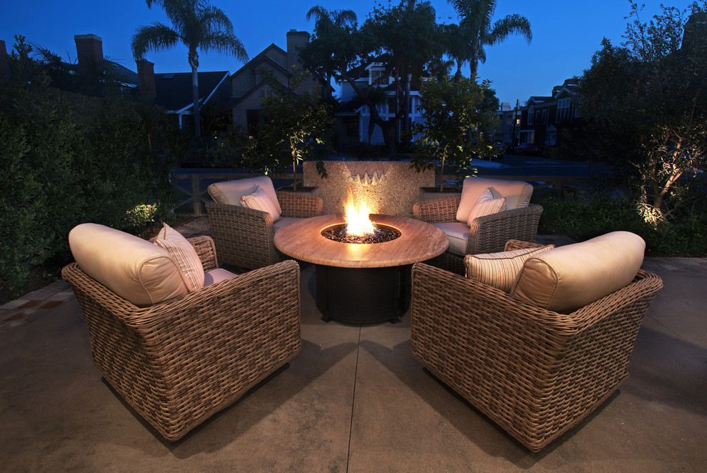 Carnation Traditional Patio Orange County by Brandon Architects