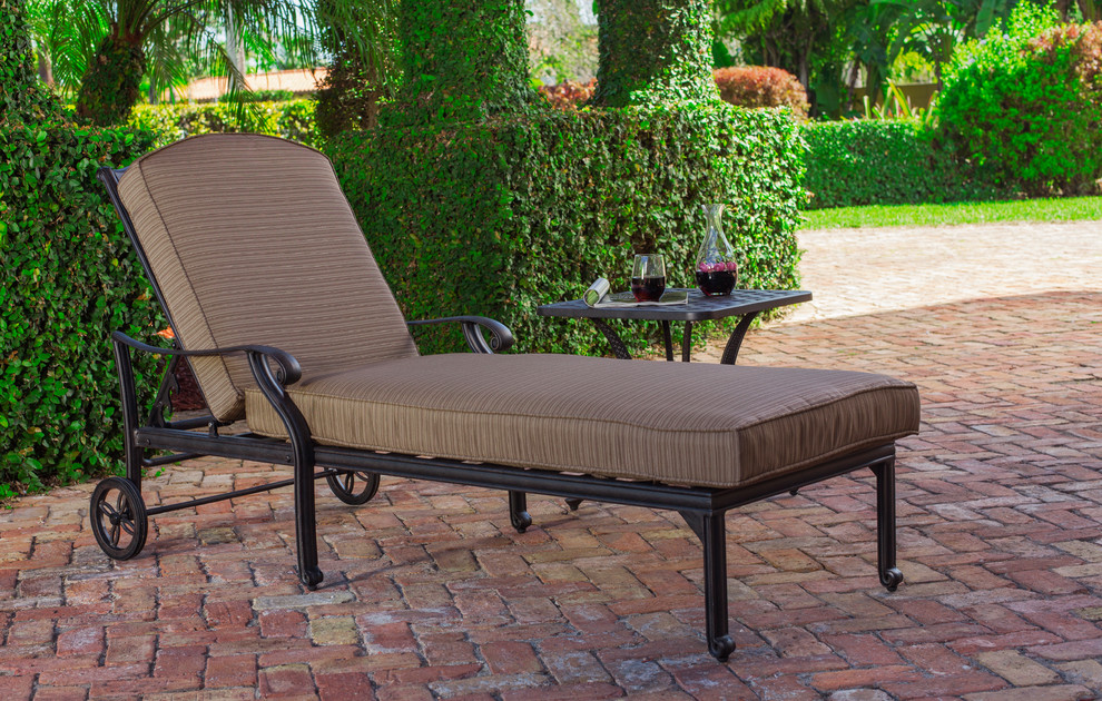 Castle Rock Chaise Traditional Patio Miami By El Dorado Furniture