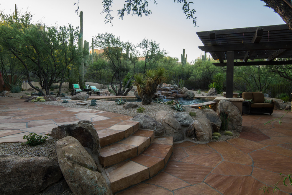 Cave Creek Pool & Patio Southwestern Patio Phoenix by Liquid