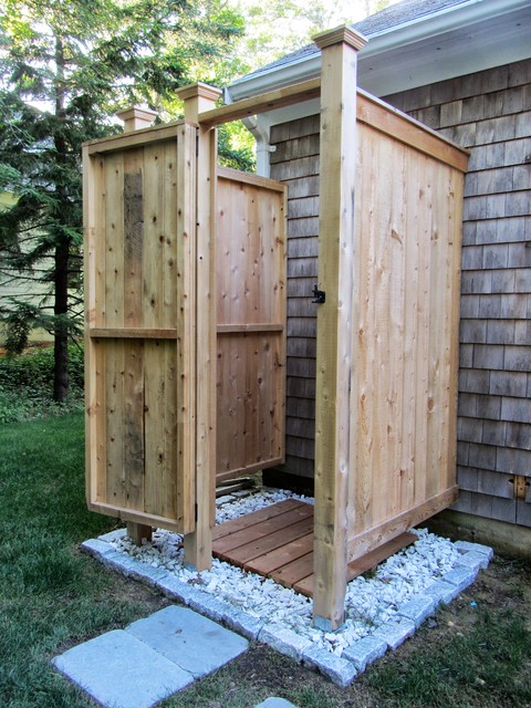 cape cod outdoor shower