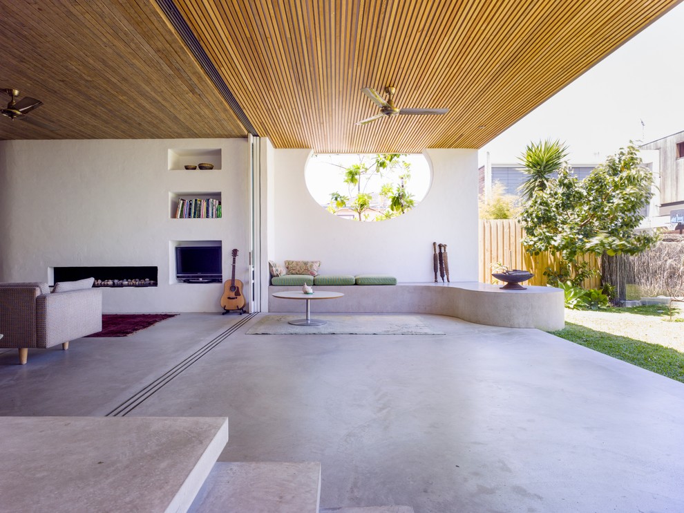Источник вдохновения для домашнего уюта: двор в стиле модернизм