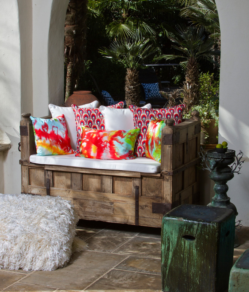 This is an example of a bohemian patio in Other.