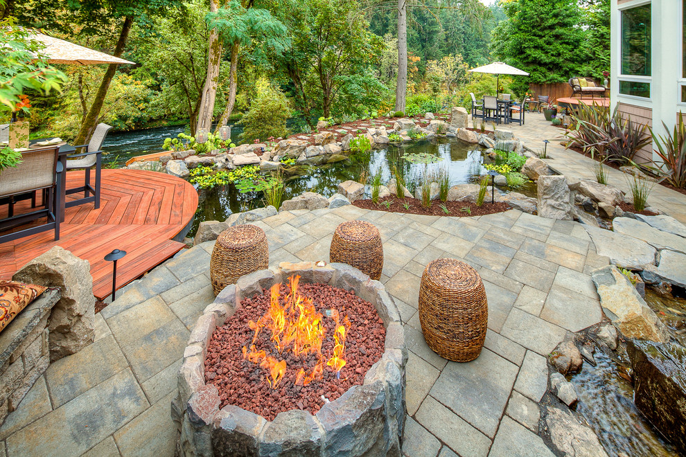 This is an example of a classic patio in Portland.