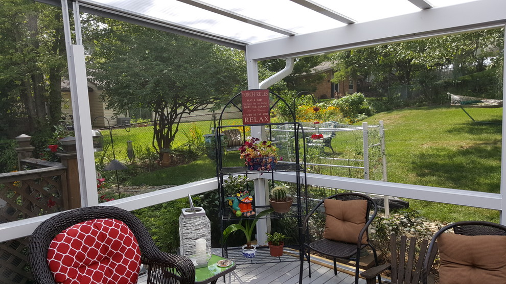 Cincinnati, OH, Lumon Patio Cover Project how light changes