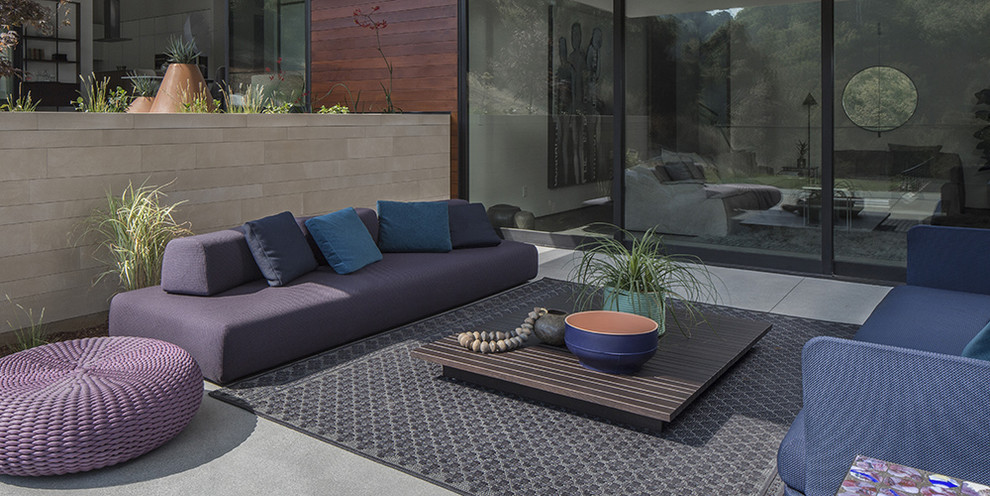 Photo of a medium sized contemporary back patio in San Francisco.