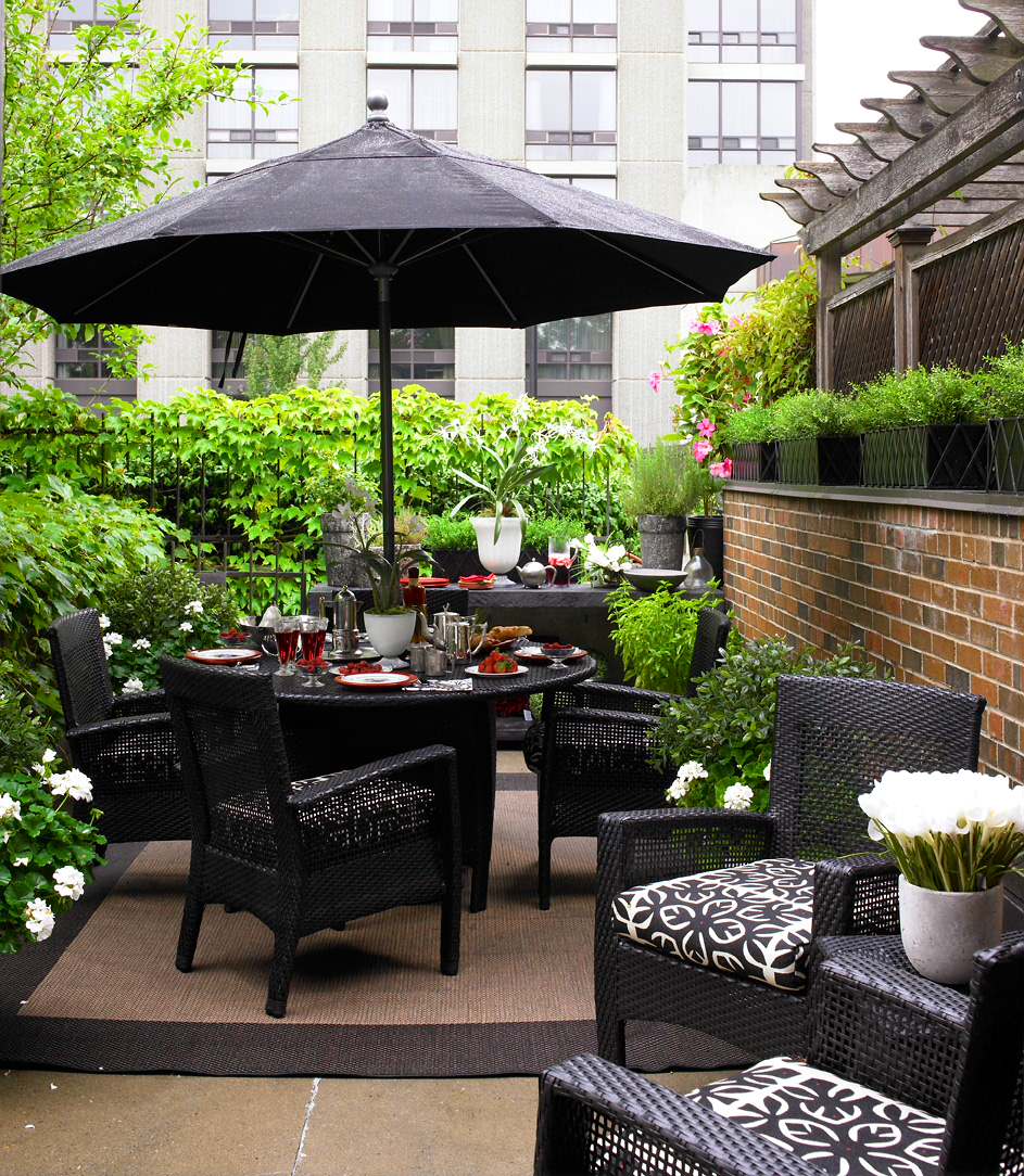 Patio Furniture Brick Houzz