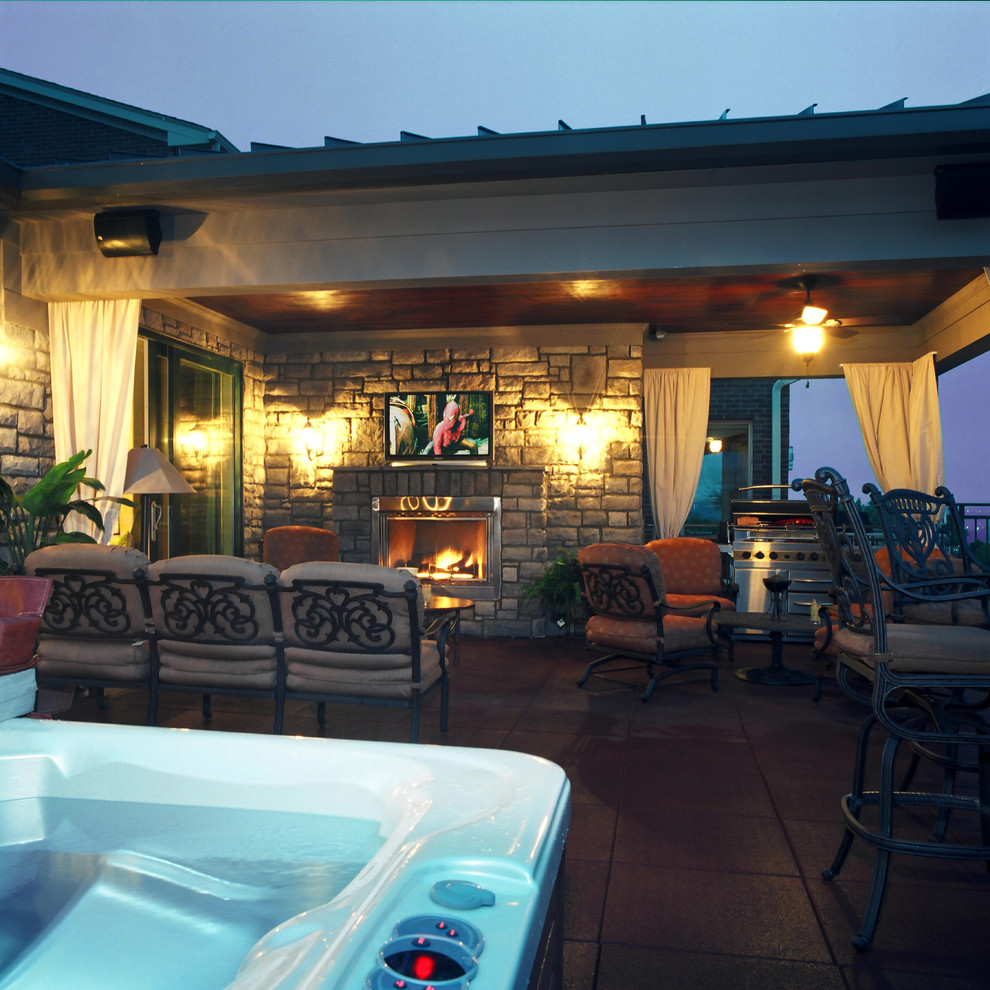 CityView Hillside Houses Traditional Patio Cincinnati by Studer