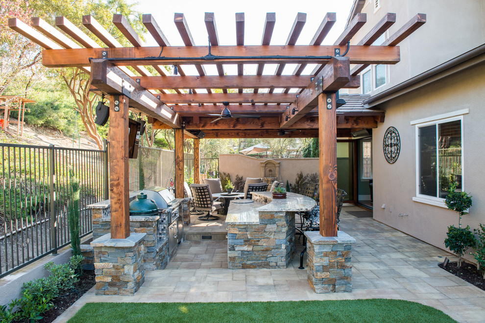 Clark Transitional Patio Orange County by Landscaping