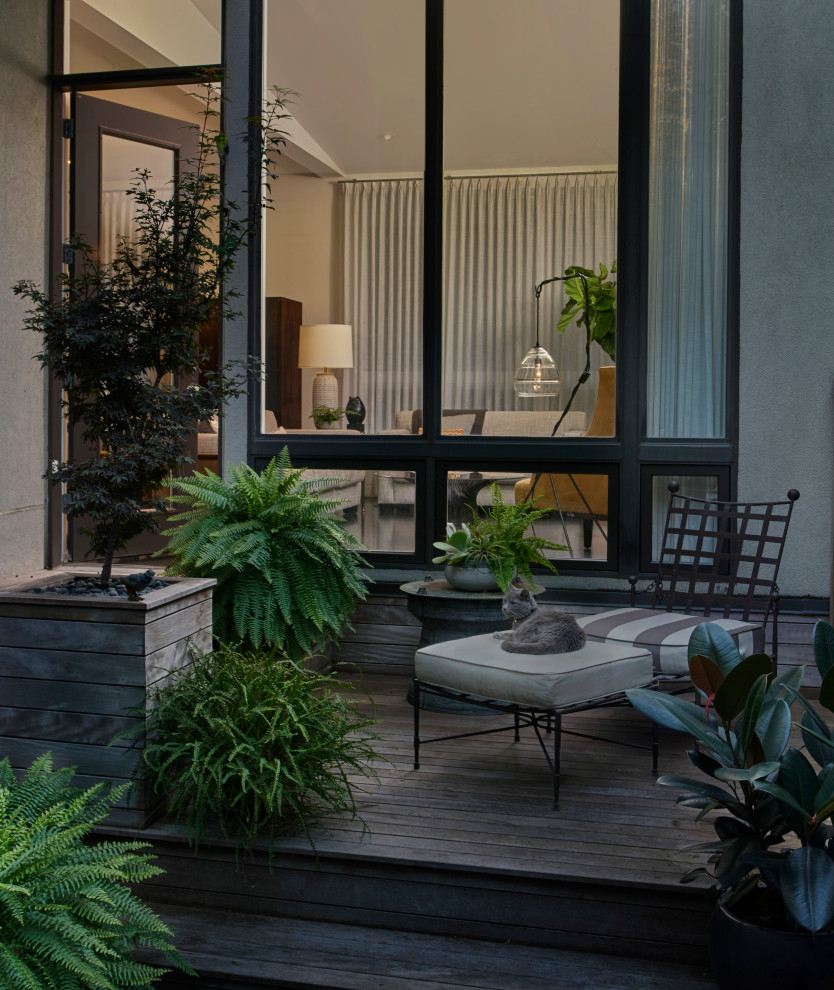 Clean and Modern Home in Bucktown, Chicago Moderno Patio Chicago