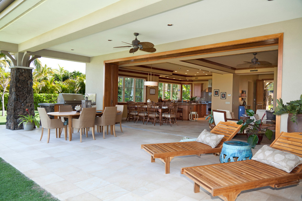 Inspiration for a world-inspired patio in Hawaii.
