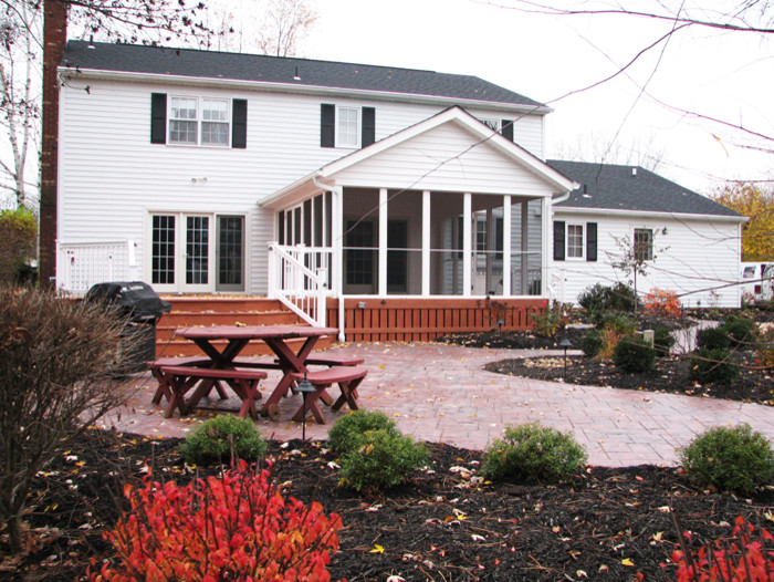 Colored Stamped Concrete Patio's Traditional Patio Cleveland by
