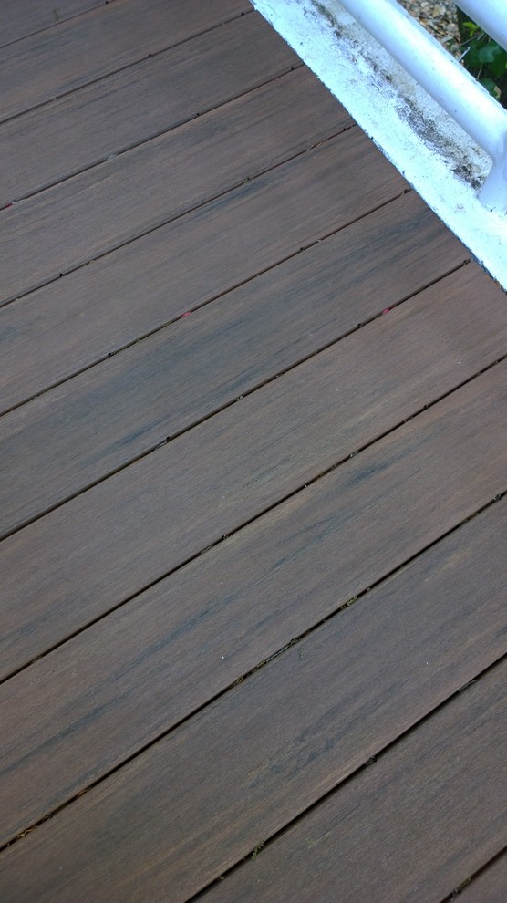 Composite Decking Featuring Azek Vintage Collection Mahogany Contemporary Patio Miami