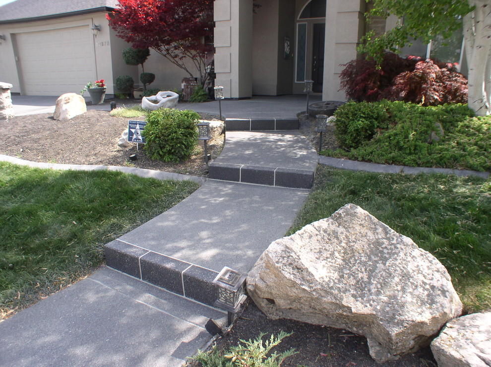 Concrete Coating Contemporary Patio Boise by Covertech Houzz