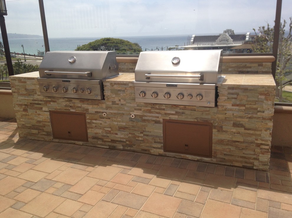 Condo Complex Pool Deck in Torrance Patio Los Angeles by Genesis