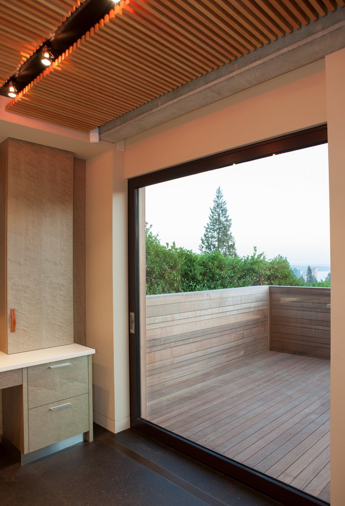 Contemporary Beach House Beach Style Patio Vancouver by Radius
