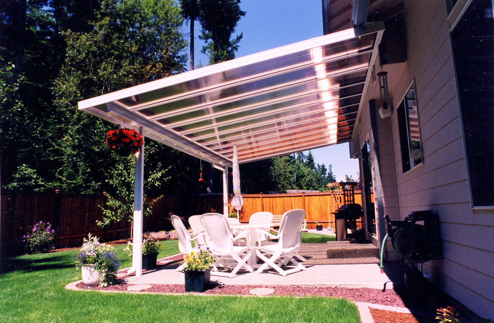 Conventional Roof Style Traditional Patio Seattle by Acrylic