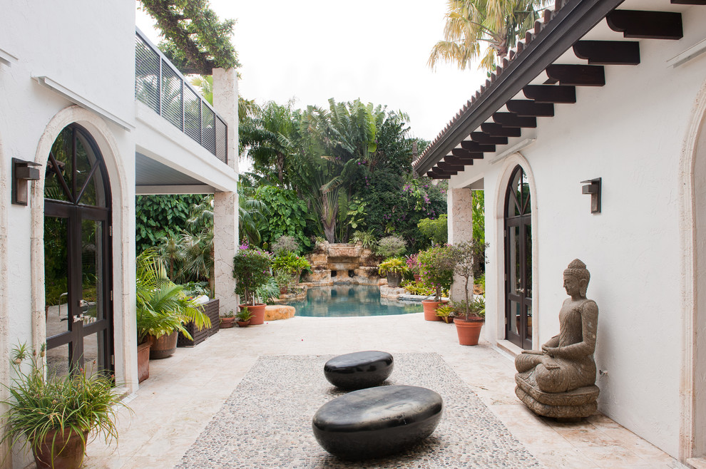 Coral Gables Home by Adi Balli Contemporary Patio Miami by