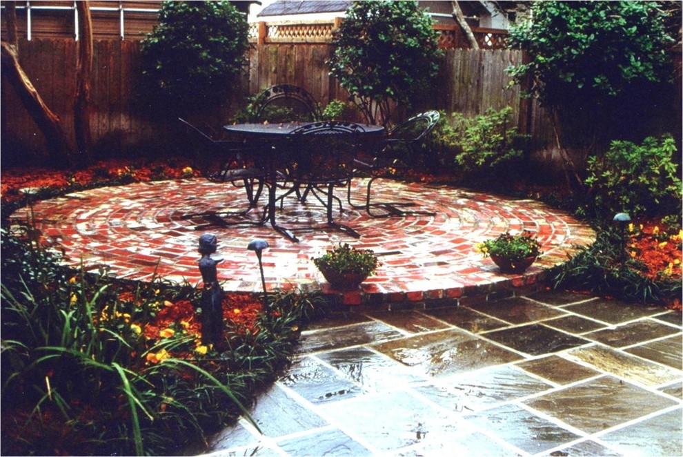 Courtyards Traditional Patio New Orleans by Exterior Designs