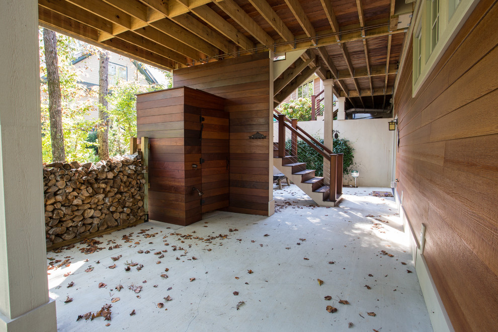 Craftsman Outdoor Shower Craftsman Patio by Alair Homes Clemson