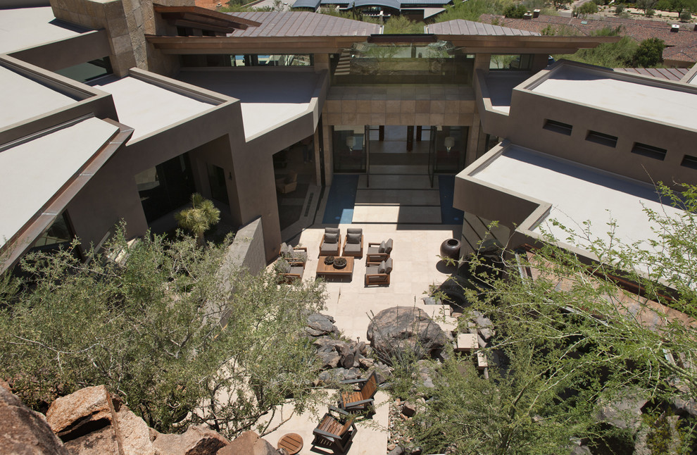 This is an example of a patio in Phoenix.