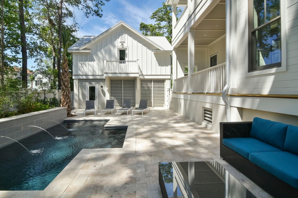 Custom Contemporary Home Contemporary Patio Charleston by