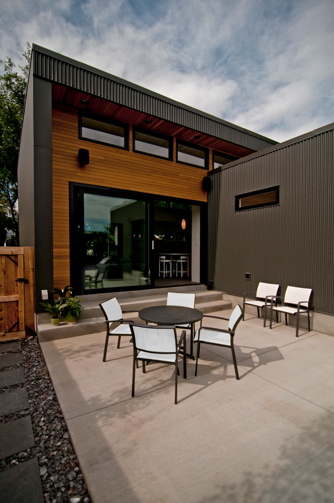Custom Home Contemporary Patio Edmonton by Aztek Homes Houzz