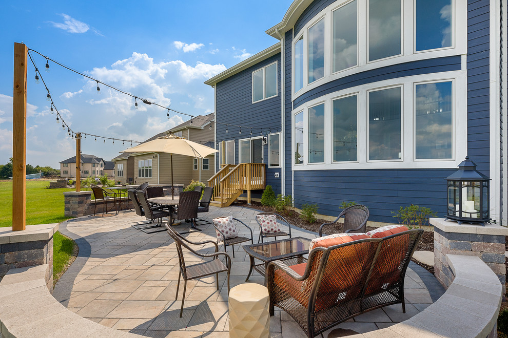 Custom Home Bolingbrook 17AE Craftsman Patio Chicago by King