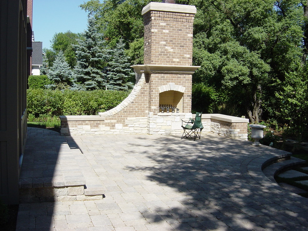 Custom Outdoor Fireplaces Traditional Patio Chicago by Western
