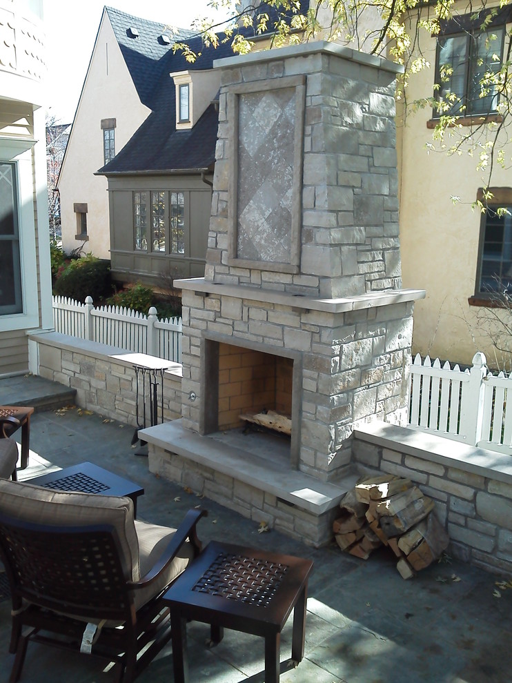 Custom Outdoor Fireplaces Traditional Patio Chicago by Western