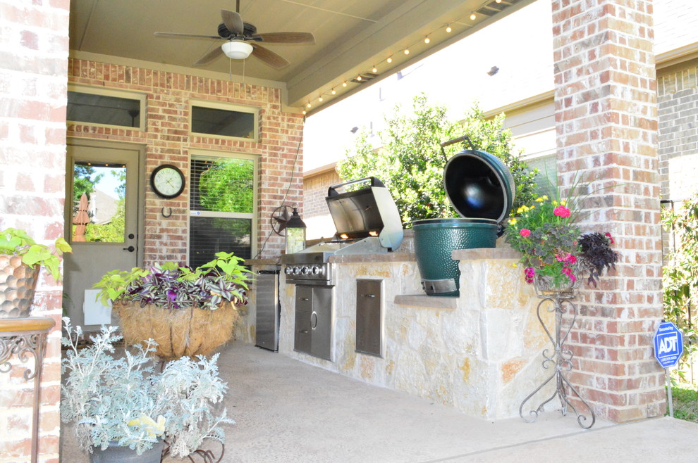 Custom Outdoor Kitchen in Colleyville, TX Rustic Patio Dallas