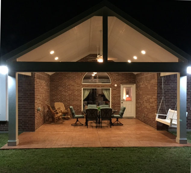 Custom Patio Cover of the month, Humble, TXApril 2015 Contemporary