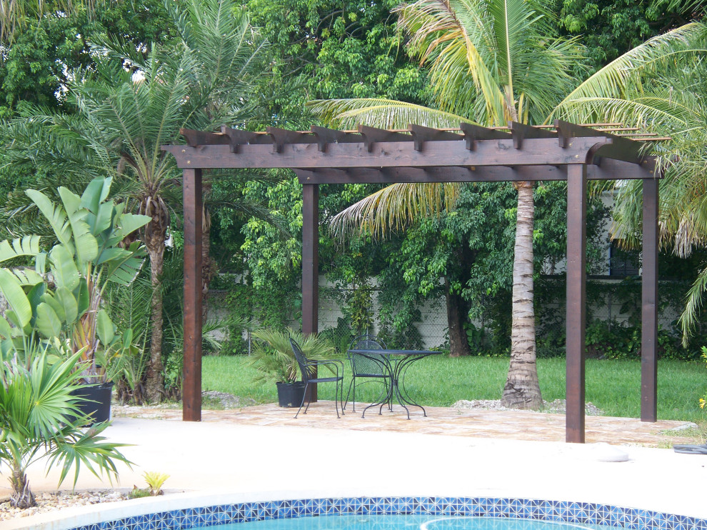 Custom Pergolas By Pools Tropical Patio Miami by Broward