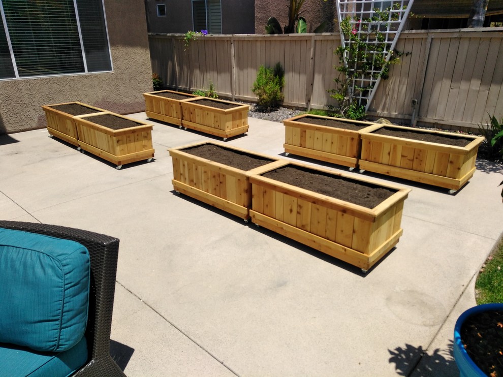 Custom Raised Gardens Modern Patio San Diego by