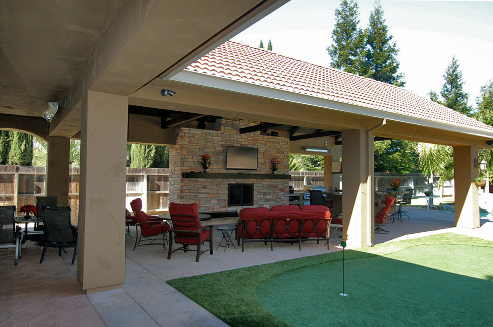 Custom Residential Outdoor Kitchen Traditional Patio Sacramento