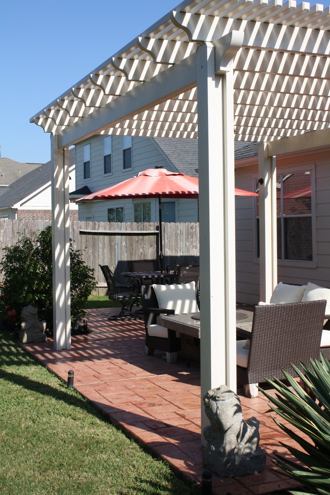 Customs Traditional Patio Houston by Affordable Shade Patio