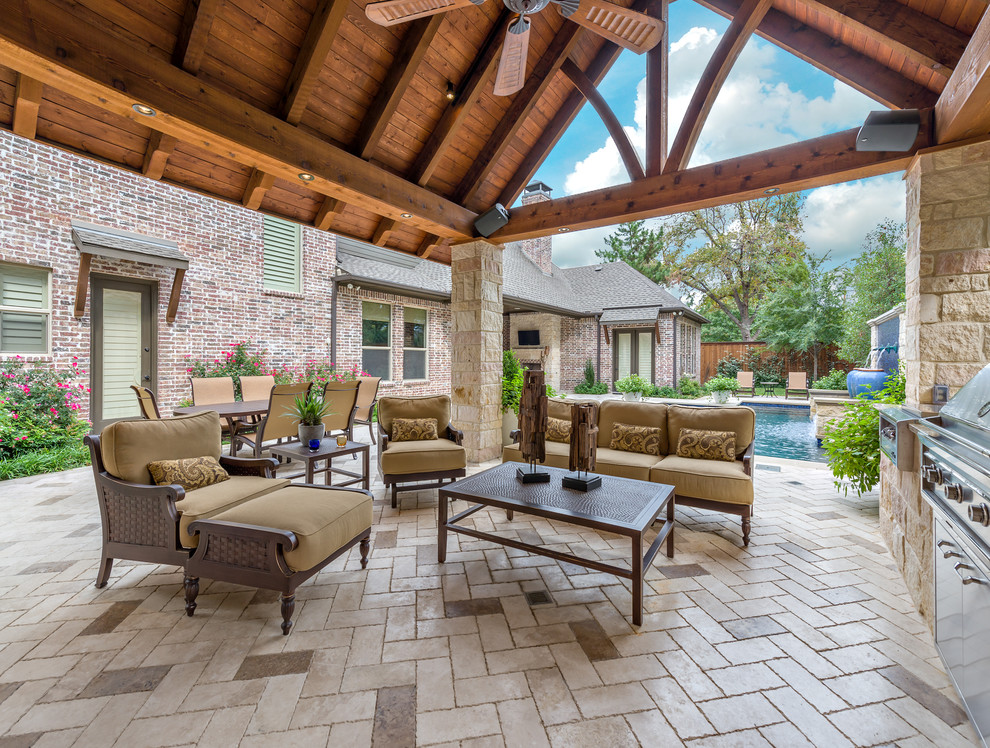 Dallas Backyard Pool & Retreat Traditional Patio Dallas by