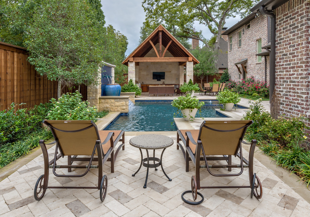 Dallas Backyard Pool & Retreat Traditional Patio Dallas by